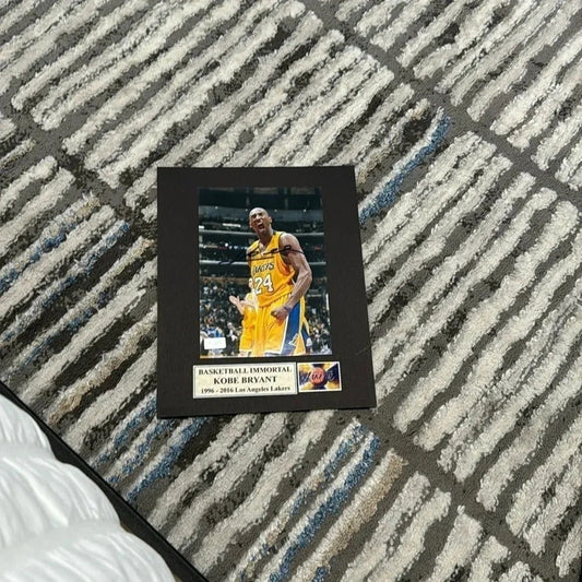  - Kobe Bryant autographed photo Lakers Black Mamba - STARWORLDUSA.com